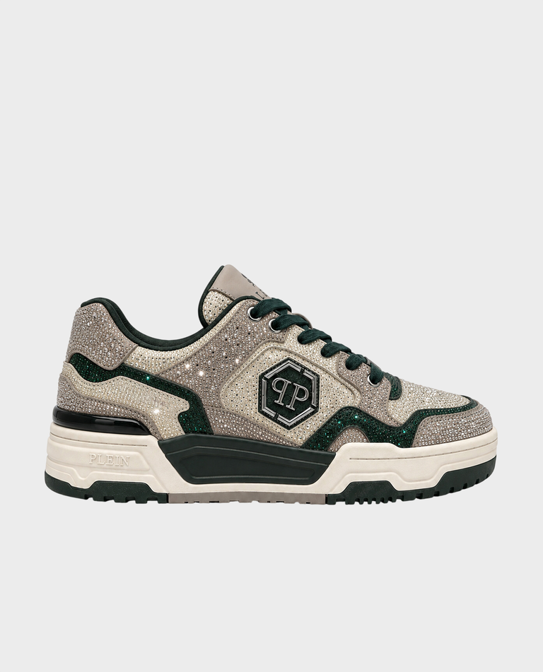 Beżowe sneakersy Predator V2 Strass
