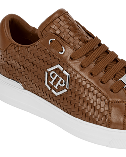 Brązowe sneakersy Hexagon - Image #2