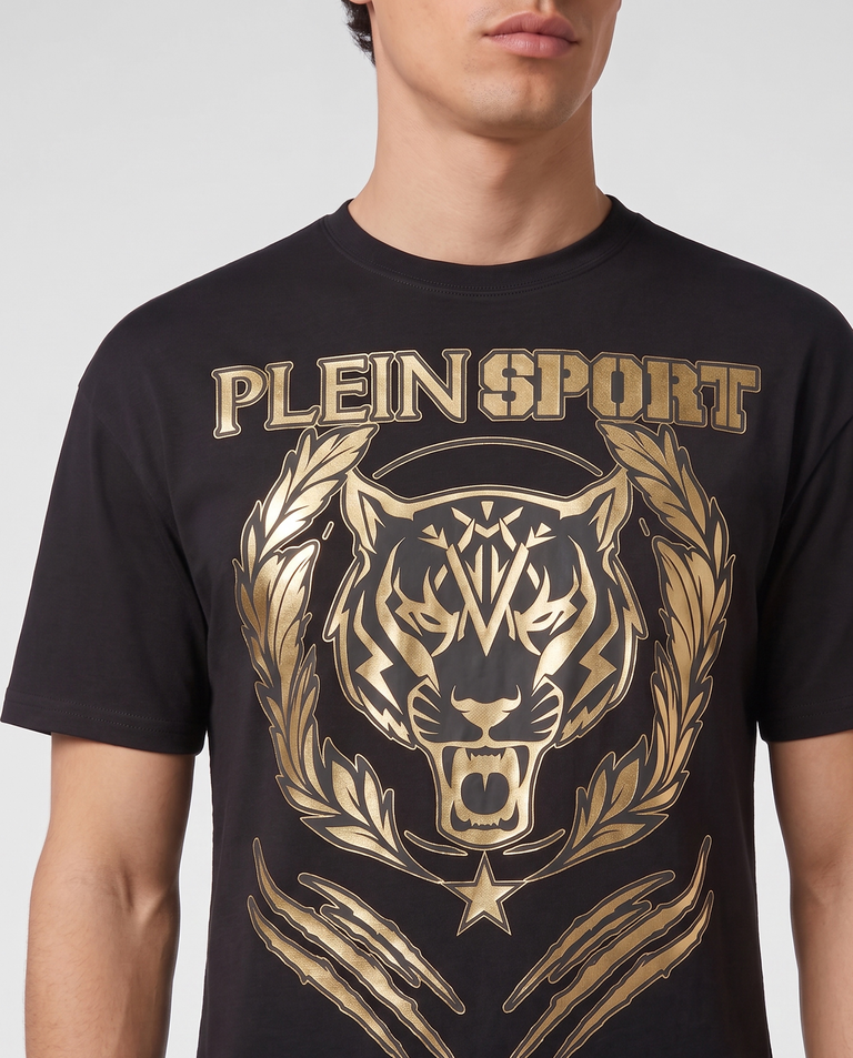 Biały t-shirt Tiger Crest - Image #4