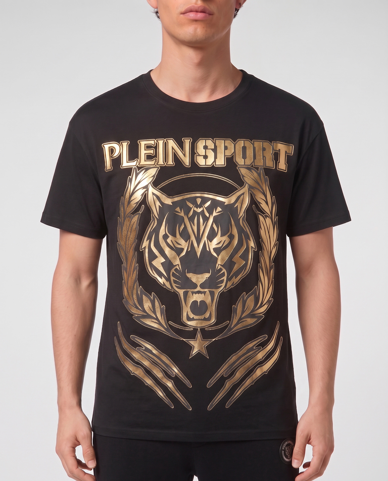 Biały t-shirt Tiger Crest