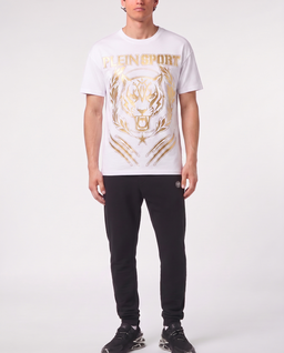 Biały t-shirt Tiger Crest - Image #3