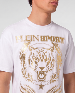 Biały t-shirt Tiger Crest - Image #4