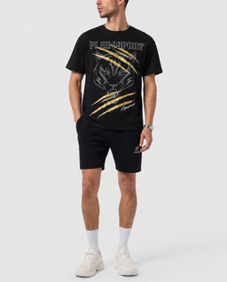 Czarny t-shirt Tiger Golden Scratch - Image #3