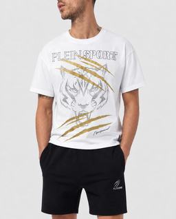 Biały t-shirt Tiger Golden Scratch - Image #1