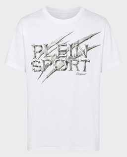 Biały t-shirt z logo Stone - Image #0