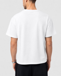 Biały t-shirt z logo Stone - Image #2