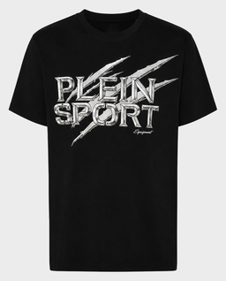 Czarny t-shirt z logo Stone - Image #0