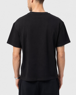 Czarny t-shirt z logo Stone - Image #2