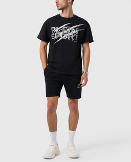 Czarny t-shirt z logo Stone - Image #3