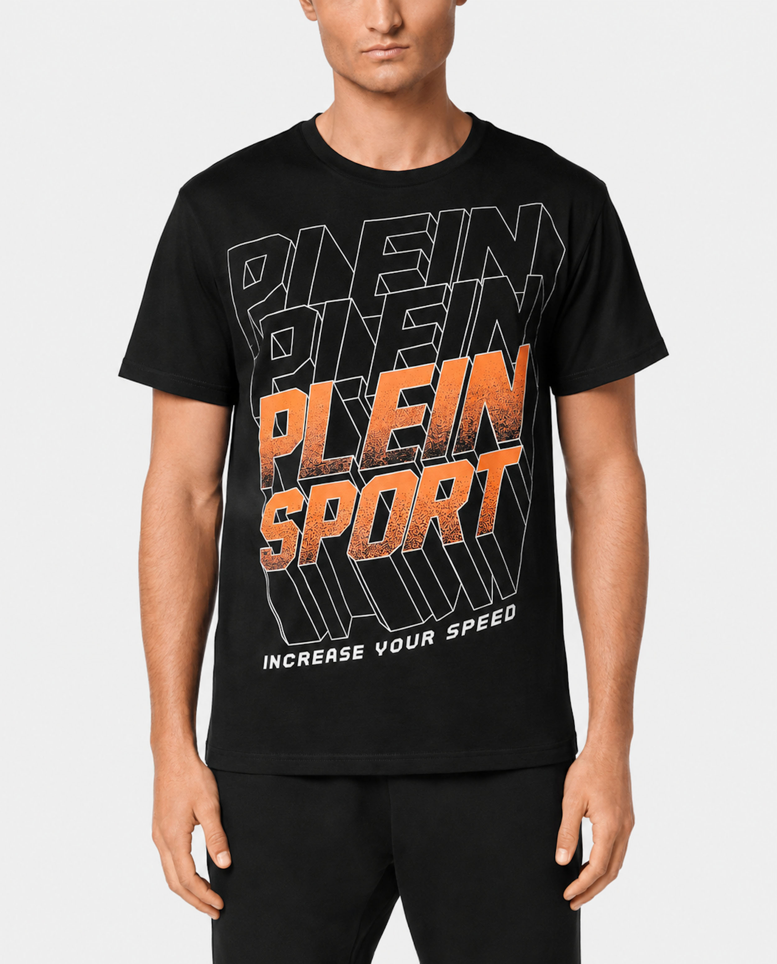 Biały t-shirt PS Fluo - Image #1