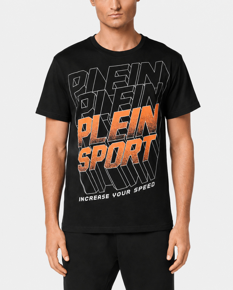 Biały t-shirt PS Fluo