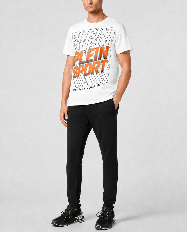 Biały t-shirt PS Fluo - Image #3