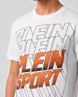Biały t-shirt PS Fluo - Image #4