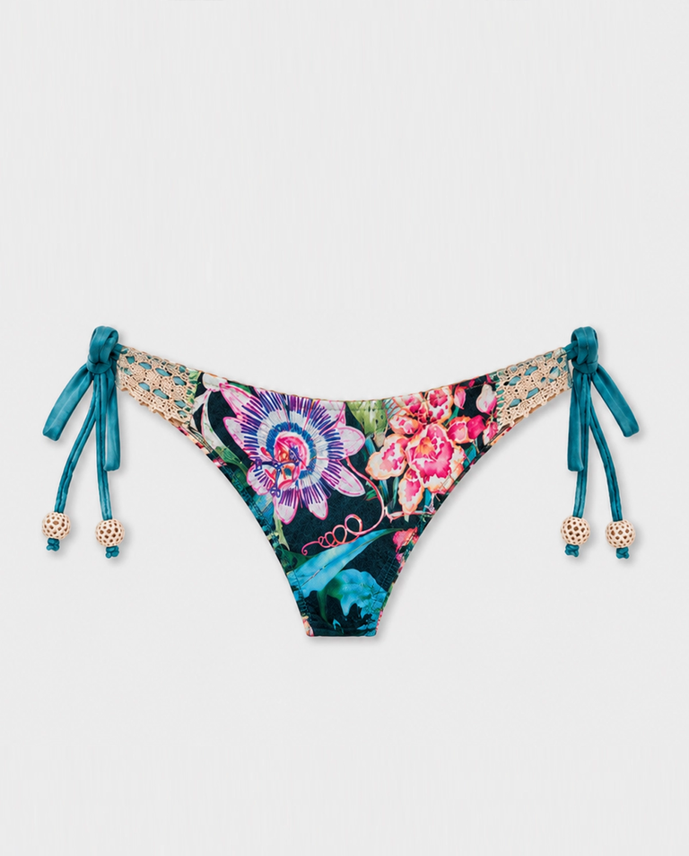 Dół od bikini w kwiaty