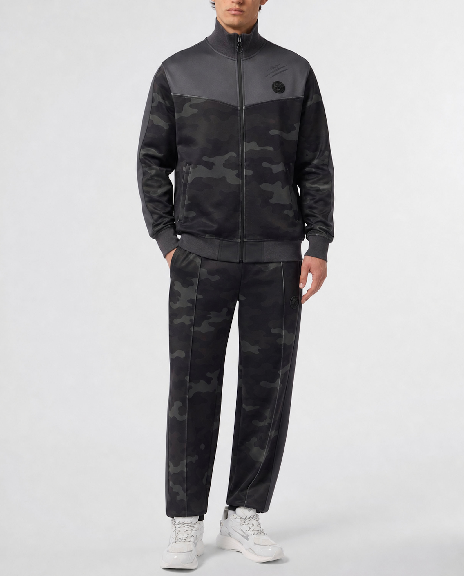 Rozpinana bluza z motywem moro - Image #3