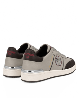 Brązowe sneakersy Retro Hustle Bicolor - Image #3