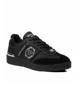Czarne sneakersy Retro Hustle Bicolor - Image #1