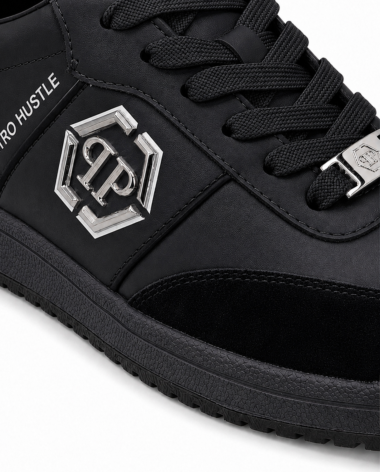 Czarne sneakersy Retro Hustle Bicolor - Image #5