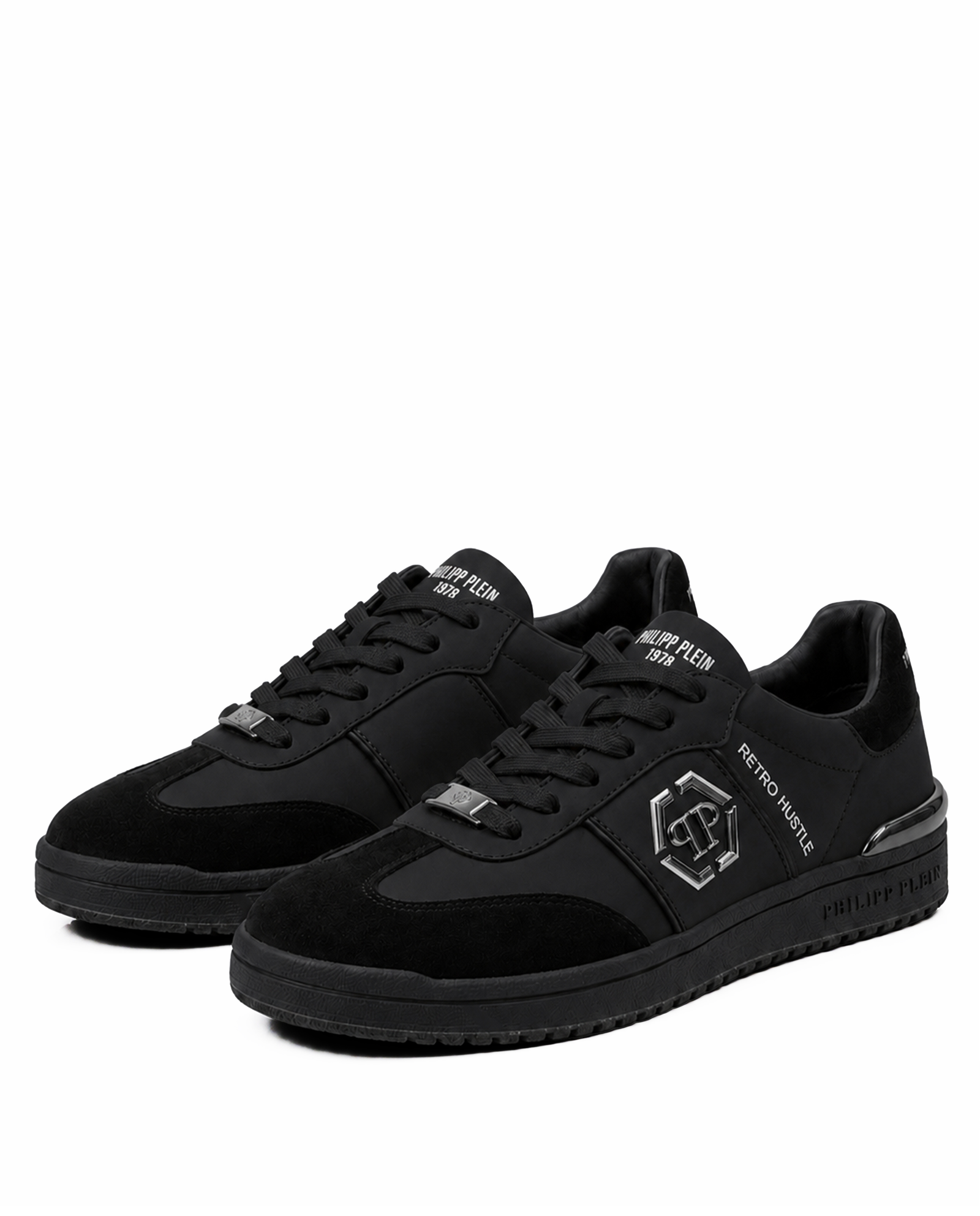 Czarne sneakersy Retro Hustle Bicolor - Image #2