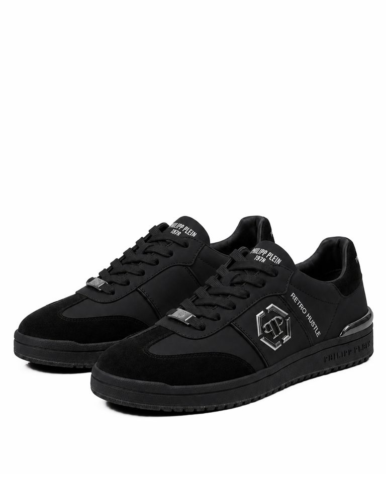 Czarne sneakersy Retro Hustle Bicolor - Image #2