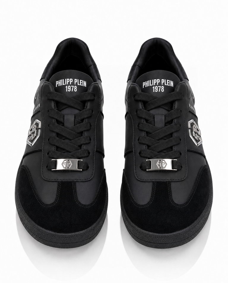 Czarne sneakersy Retro Hustle Bicolor - Image #3