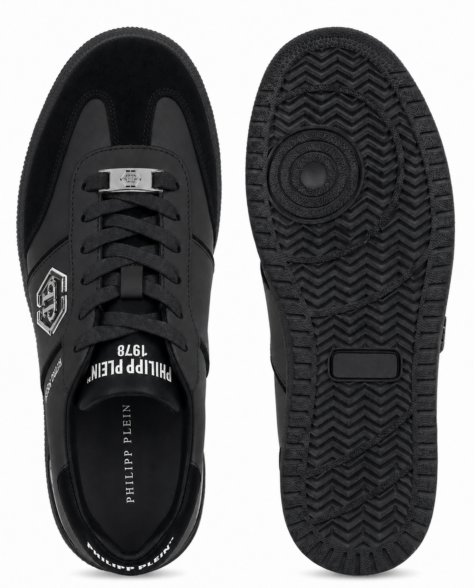 Czarne sneakersy Retro Hustle Bicolor - Image #4