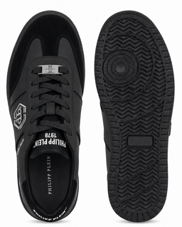 Czarne sneakersy Retro Hustle Bicolor - Image #4