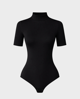 Czarne body z golfem Milo - Image #0
