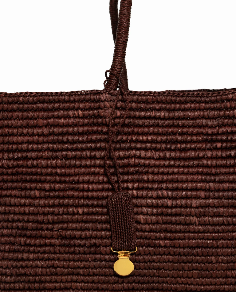 Ciemnobrązowa torba Riva Tote Bag No.03 - Image #4