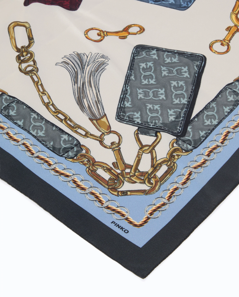 Kolorowa apaszka z printem Limbo Foulard - Image #3