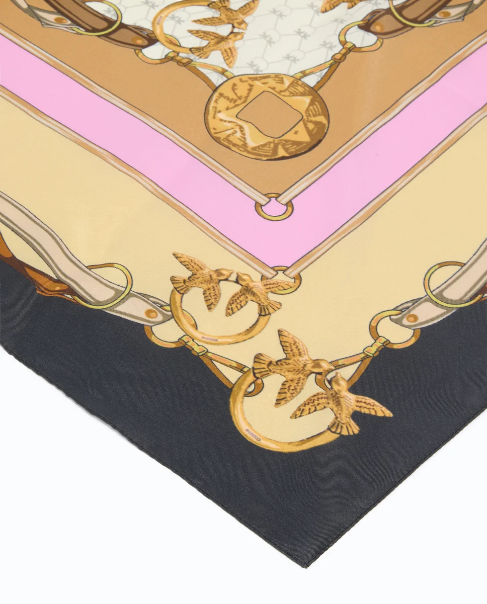 Kolorowa apaszka z printem Limbo Foulard - Image #3