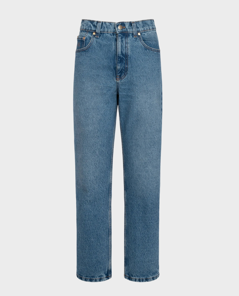 Lekko zwężane jeansy Denim Rust
