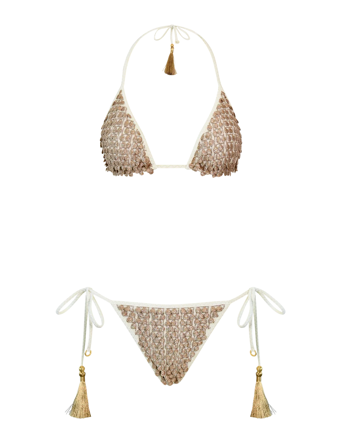 Dwuczęściowe bikini ze zdobieniem - Image #0
