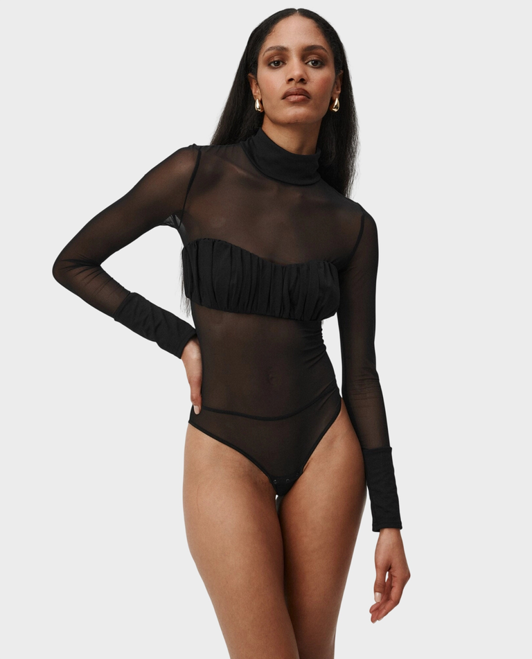Czarne body Bella