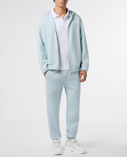 Błękitna bluza z kapturem Pique - Image #3