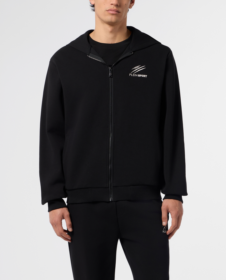 Czarna bluza Pique Zip Icon