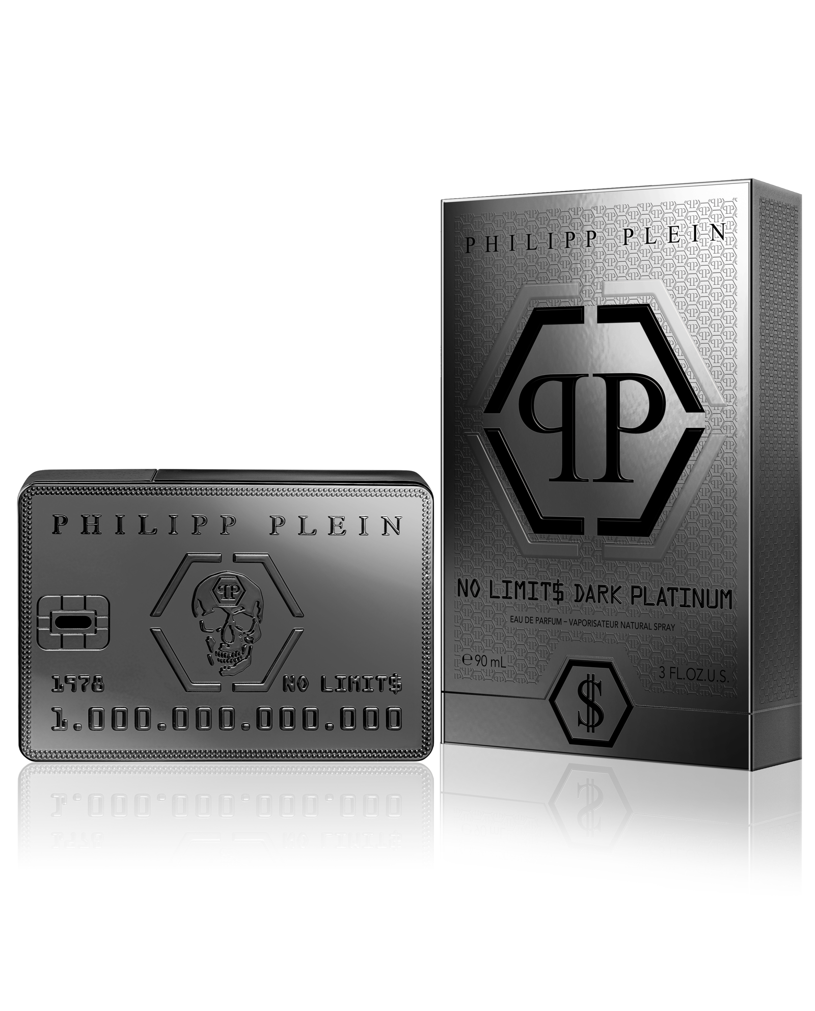 Perfumy PHILIPP PLEIN NO LIMIT$ DARK PLATINUM 90 ml - Image #1