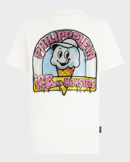 Biały t-shirt Ice Cream Monsters - Image #0