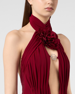 Bordowe body Flower - Image #4