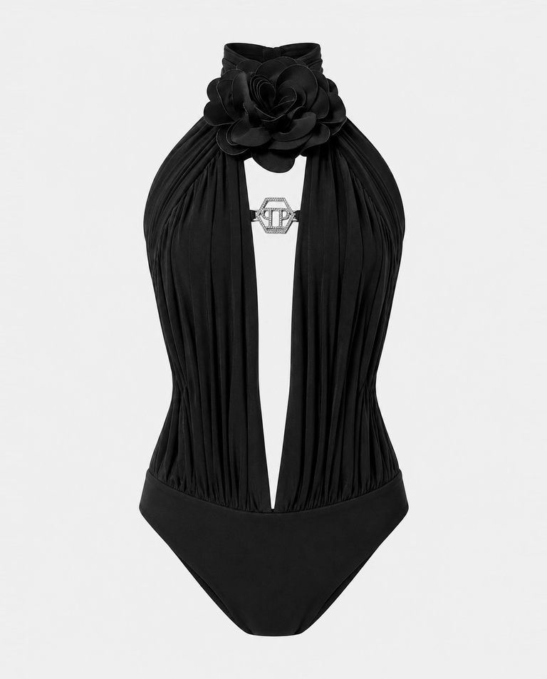 Czarne body Flower