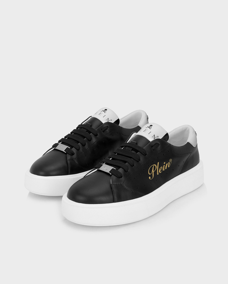 Biało-czarne sneakersy Low-Top Signature