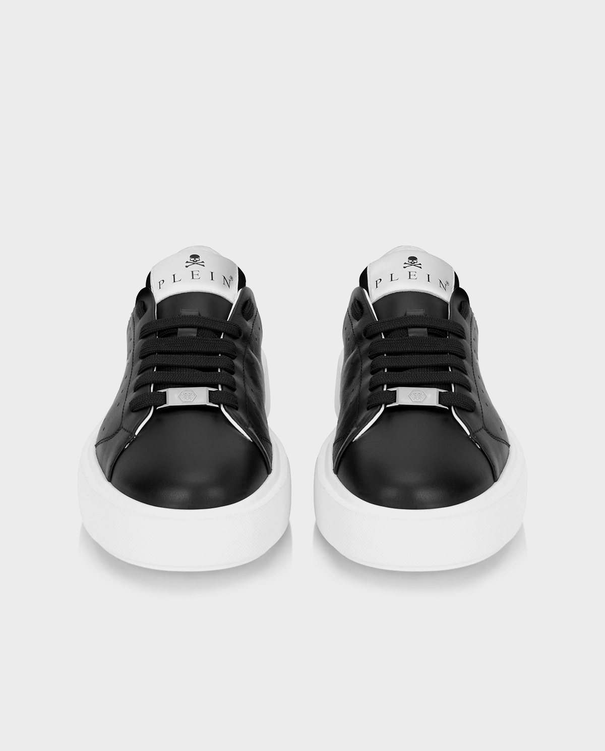 Biało-czarne sneakersy Low-Top Signature - Image #4