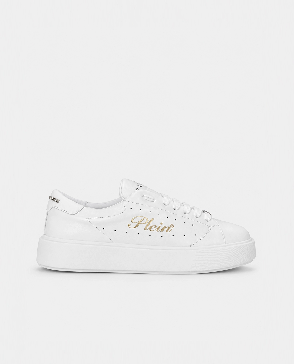 Białe sneakersy Low-Top Signature - Image #0