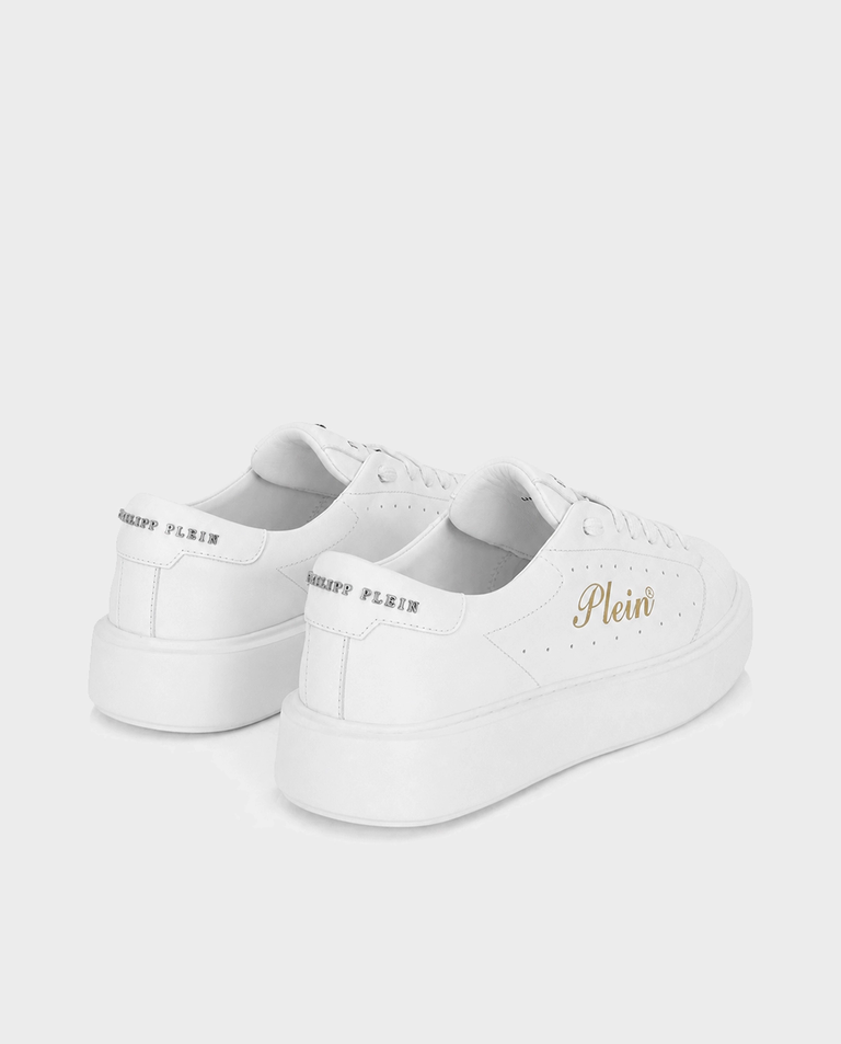 Białe sneakersy Low-Top Signature - Image #2