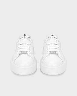 Białe sneakersy Low-Top Signature - Image #4
