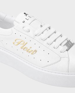 Białe sneakersy Low-Top Signature - Image #5