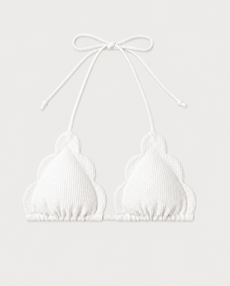 Biały top od bikini Broadway