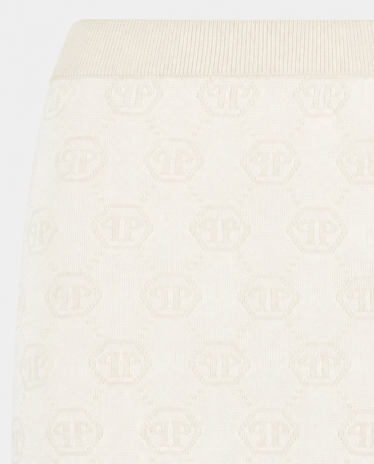 Mini spódnica z żakardowym monogramem - Image #1