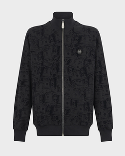 Czarna bluza All Over Dollar - Image #0