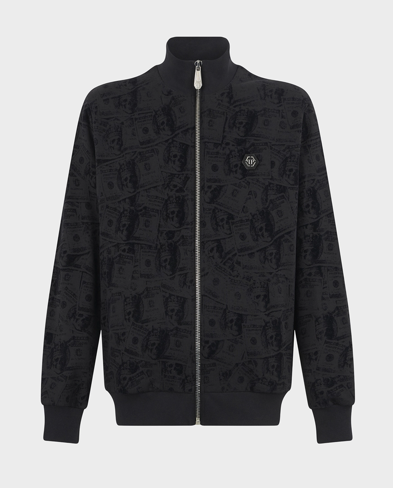 Czarna bluza All Over Dollar